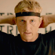 Johnny Lawrence, getting ready to karate.